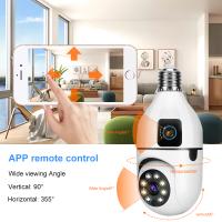 Cámara De Seguridad Inteligente YOOSEE Dual Screen 2MP WIFI Con Lente Doble Visión Nocturna Color Bombilla E27 Para Interior - details 5
