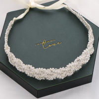 Diadema De Perlas Y Rhinestones Para Mujer Accesorio De Boda Diseño Nuevotienda Encantadora Para Casamiento Fiesta Aniversario - details 0