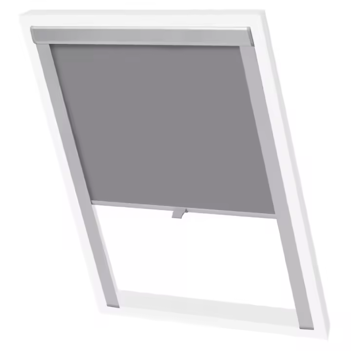 vidaXL Persiana Opaca Enrollable PK08 Cortinas Estores Ventanas Hogar Color Gris,  Negro, y mas - 1