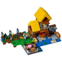 Conjuntos De Bloques Compatible MOC MC My World Serie La Granja Casita Juguetes Para Niños Regalo Bloques De Construcción Pequeños Para Edad 6-12 Años Material ABS Sin Batería Producido En China - details 4