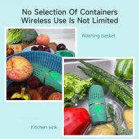 Fruit and vegetable machine cleaner, sterilization, fruit and vegetable cleaning, antibiotic decomposition, hormone removal, ozone sterilization, ultrasonic cleaning, oxygen technology, portable, household multi-function - details 6