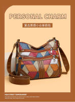 Bolso Bandolera Vintage Elegante Para Mujer Bolso De Mano De Moda Con Multi-bolsillos Bolso De Hombro Retro Para El Día a Día - details 1