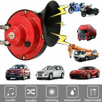 Bocina De Coche Universal 12V Electrónica Con Dos Tonos Snail Bocina Impermeable Para Motocicleta Camión SUV Barco Paquete De 2 Piezas - details 5