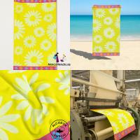 Toalla Playa 100% Algodón Egipcio 100x180cm – Cara A Terciopelo, Cara B Rizo Suave – Toalla Piscina Gruesa Suave Verano - details 4
