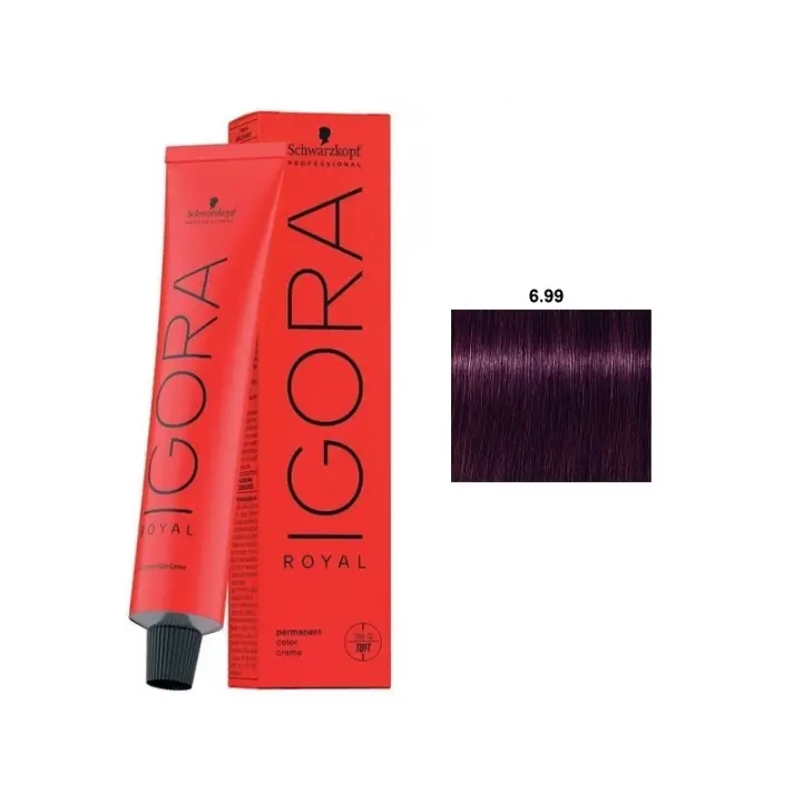 Tinte Igora Royal / Schwarzkopf - 6.99 Rubio Oscuro Violeta Intenso - 1