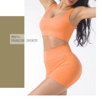 Short Deportivo mujer sin costura, High Belt, algodón, yoga y fitness - details 0