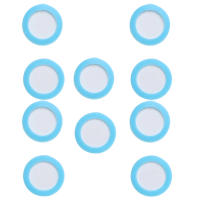 10 Piezas De Diffusor De CO2 Para Acuario Discos Cerámicos De Reemplazo 2/3cm Partes De Atomizador De Dióxido De Carbono Para Reactor - details 0