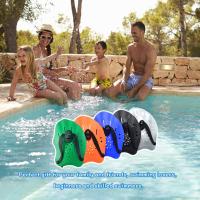 1 par paletas de mano para natación paletas de natación con correas ajustables potencia fuerza entrenamiento ayuda piscina equipo de ejercicio Accesorios - details 2