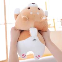 Almohada de peluche de Perro Shiba Inu, Lindo Muñeco de peluche de Corgi Akita, Gift de San Valentín, Navidad, Sillón, Ojo Redondo, 15" - details 3