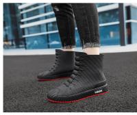 Botas De Lluvia Para Hombre Cuatro Estaciones Media Calf Altura Material Superior PVC Antideslizantes Y Impermeables Para Pesca Al Aire Libre Y Cocina - details 12
