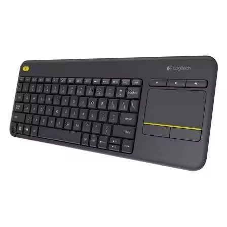 Teclado logitech k400 plus touch keyboard negro wireless inalambrico - 1