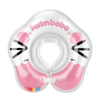 JINGPOU - Anillo de natación para bebé, anillo de cuello inflable para bebé recién nacido, anillo de baño para bebé con forma de pétalo - details 3