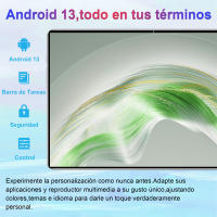 2025 Versión Global,Tablet Android 5G, 14 Núcleos,Nueva Red, 20000mAh,16GB + 1TB, 10,1 Pulgadas, Android 13,0, Wifi - details 3