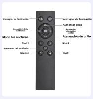 Ventilador De Techo LED Moderno Con Luz Invisibles Hojas De Ventilador E27 Control Remoto Y App 4 Velocidades Ajustables Silencioso - details 17