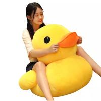 Peluche De Pato Amarillo Grande Kawaii Para Niños Y Niñas Juguetes De Peluche Suaves De Dibujos Animados Regalo De Cumpleaños - details 16