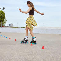 Set De 10 Conos De Entrenamiento Para Patinaje Y Fútbol En Pista Marcador De Patinaje Artístico Rugby Obstáculos De Patinaje - details 0