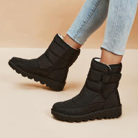 Botas De Nieve Impermeables Para Mujer 2023 Con Plush Grueso Antideslizantes Y Cálido Zapatos De Invierno Con Plush Interior Botas De Plataforma Tallas 35-44 - details 6