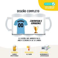DEREGALOOS Jarra de Cerveza de Fútbol Personalizada del R.C. Celta de Vigo para forofos y aficionados - details 2