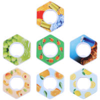 Pods De Sabor Circular Para Botella De Agua Con Aroma 0 Azúcar Creativos Fragrancia De Frutas Pilares De Flavor 1/7Pcs - details 6