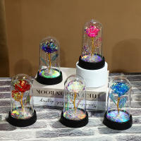 Rosa Artificial De 16CM Con LED Flores Creativas Para Decoración De Hogar Regalos Para San Valentín Día De La Madre Bodas - details 1