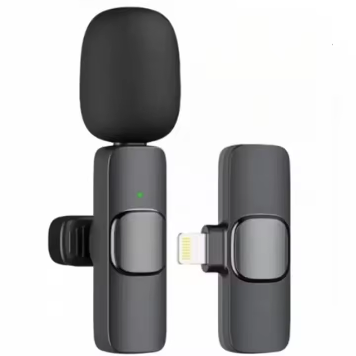 Sistema De Micrófono Inalámbrico 2025 Con Grabación Automática 1-Touch Lavalier MIC Para Streaming En Vivo Y Conferencias De Video - 1
