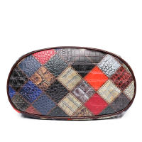 Mochila Vintage de retales para mujer, morral de cuero, Mochila de viaje, mochilas escolares para adolescentes, 2024 - details 5