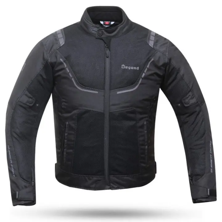 Chaqueta Moto degend verano brezze negro gris - 1