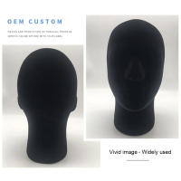 1PC Cabeza De Muñeco De Esponja Masculina Para Exhibición De Gorras Gafas Y Pelucas Soporte Estable Para Tienda De Moda Y Armario - details 5