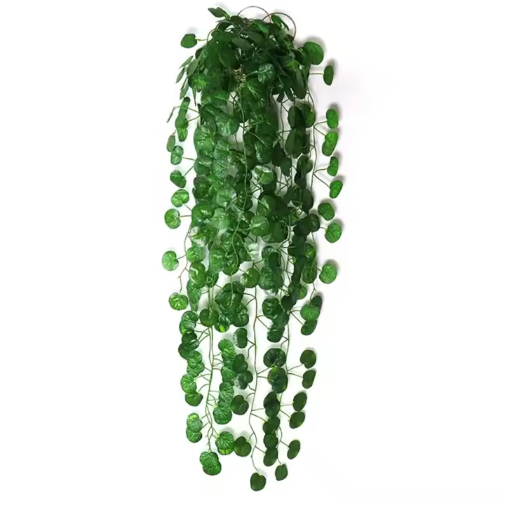 Guirnalda De Iva Artificial Hojas Verdes Falsas Plantas Colgantes Decoración Para Hogar Fiesta Boda Origin Zhejiang China - 1