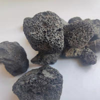 Piedra Volcánica Poreosa Natural 100g/pack Geode Para Terapia Aromática Difusor De Aceites Esenciales Juguete Para Peces Decoración Para Casa Y Jardín - details 4