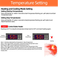 Controlador De Temperatura STC-1000 Termostato Termoregulador Para Incubadora Y Calefacción En Cerveza Compatible Con 12V 24V 220V - details 3
