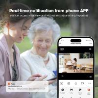 Cámara de vigilancia Tuya Smart Life 1080P (3 MP), cámara de vigilancia doméstica PTZ WiFi de 32 G, visión nocturna, audio bidireccional, detección de movimiento y seguimiento automático. - details 2