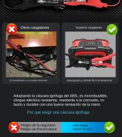 Cargador Inteligente De Batería Para Coche Y Motocicleta 20A/10A 12V/24V Compatible Con Lithium AGM GEL Lead-Acid LiFePO4 - details 15