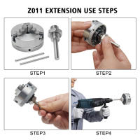 Rodillo De Conexión De 3 Y 4 Mandíbulas De Aleación De Zinc Para Torno De Madera Mini Metal Con Accesorio De Abrazadera Opcional Auto Centralizado - details 2