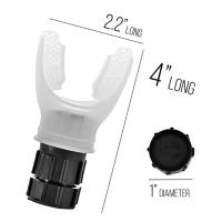 Entrenador De Respiración Respiratorio De Silicona Para Altura Alta Equipo De Fitness Exterior Herramienta De Ejercicio Expiratorio - details 1