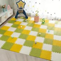 12pcs Alfombra De Esponja Antideslizante Y Impermeable Para Bebés Alfombra De Patches Cuadradas Lavable Con Manos Para Habitación De Niños - details 9