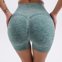 Shorts De Yoga Para Mujer Cintura Alta Sin Costuras Levanta Glúteos Rosa Fitness Ciclismo Ejercicio Control Abdominal Talla Real - details 1