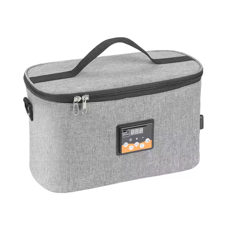 Horno Portátil Para Coche Calentador De Alimentos Mini Con Pantalla Digital 8L Caja De Almuerzo Eléctrica Para Viajes Camping Picnic - 1