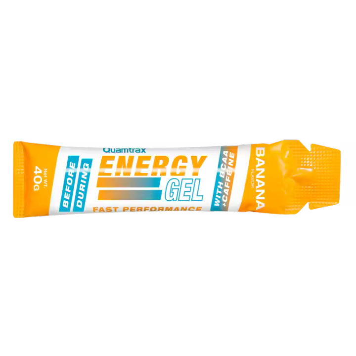 Energy Gel Banana con Bcaa y Cafeina - Quamtrax - 1