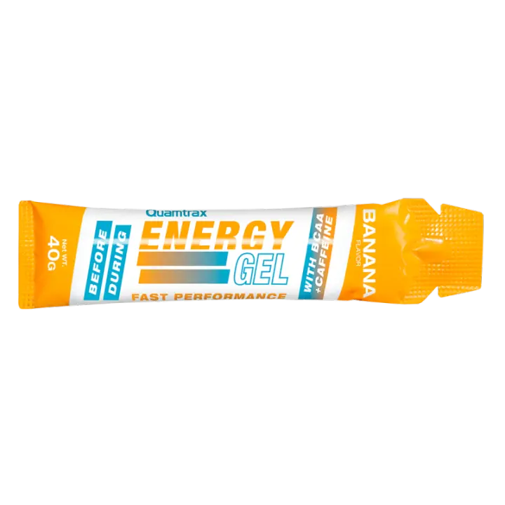 Energy Gel Banana con Bcaa y Cafeina - Quamtrax - 1