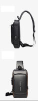 Bolso de hombro multifunción antirrobo USB para hombre, bandolera cruzada de viaje, bolsas de pecho, paquete de mensajero para hombre - details 12