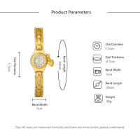 Reloj De Pulsera De Lujo Para Mujer Montre Femme Reloj Para Mujeres Pequeño Elegante De Marca Oro Relojes De Cuarzo Para Chicas - details 11