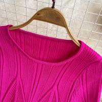 Vestido De Encaje Con Manga Larga Para Mujer Ropa De Fiesta Retro O-Neck Ajustado Estilo Coreano Poliéster Mid-Calf - details 4