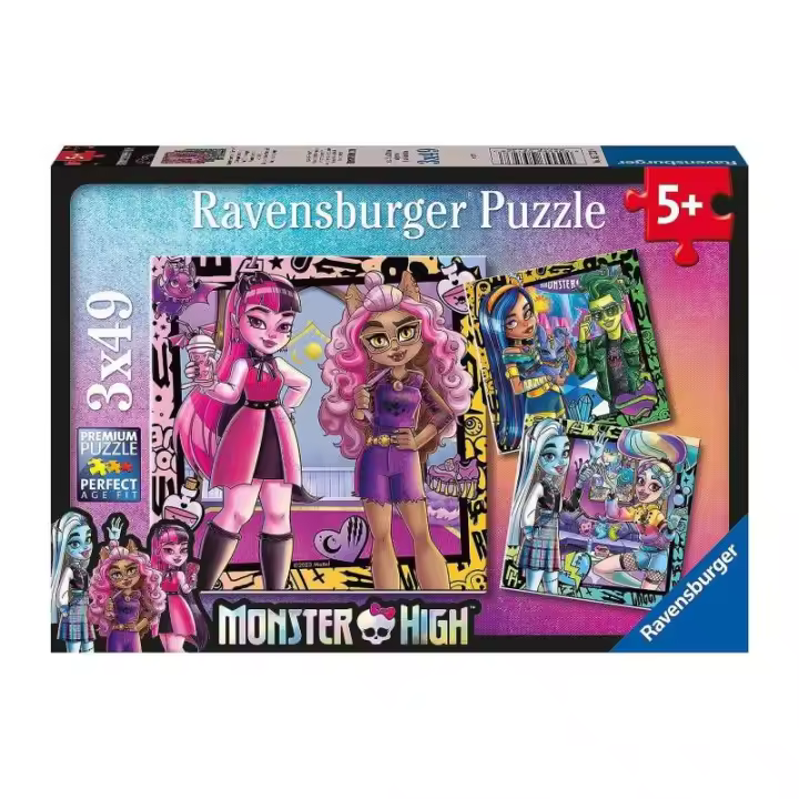 Educa Puzzle Monster High 3x49 Ravensburger - 1