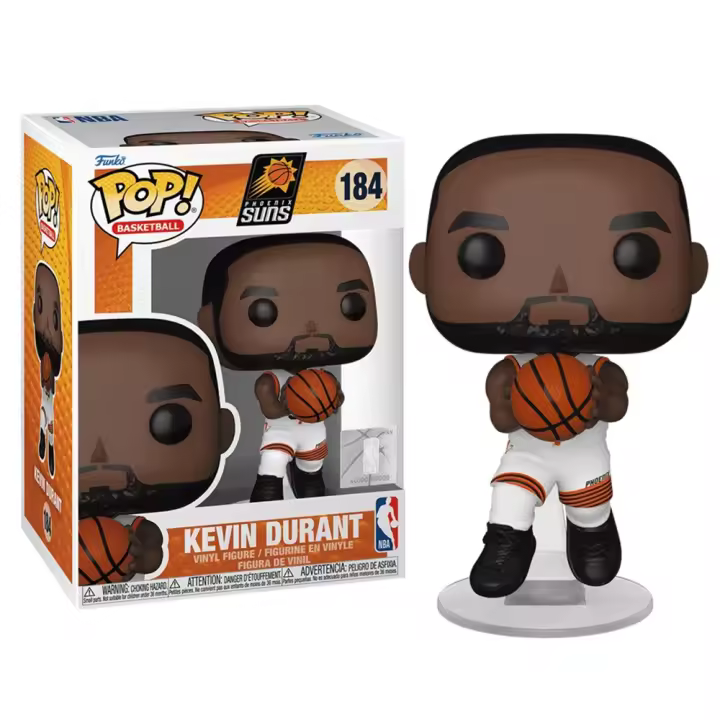 FUNKO POP! NBA: PHOENIX SUNS – KEVIN DURANT (ASSOCIATION EDITION), 79677, Nº184, TIENDA CON LICENCIA OFICIAL - 1