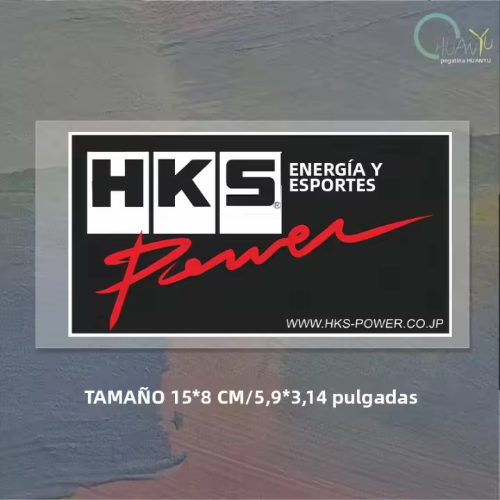 Pegatinas De Coche Reflectoras HKS Modificadas Para Puertas Y Cuerpo Cubren Rasguños Y Vidrio Trasero Accesorios De Coche JDM - 1