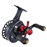 Carrete De Pesca Para Hielo Y Remolque Carrete De Metal Izquierdo/Derecho Alta Resolución Textura De Carbono Para Pesca En Oceano Río Lago Y Reservorio - details 6