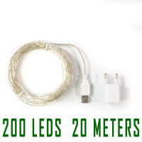 Luces De Navidad LED Impermeables 10-200m Para Jardín Fiesta Decoración Arbolado Matrimonio DIY Con Enchufe Incluido - details 2