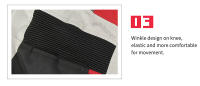 Pantalones De Motocicleta Para Hombre Verano Transpirables Protección Profesional Con Sobrevisor Impermeable Y Protetores De Rodilla Removibles - details 7