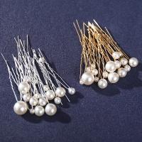 Barretta De Metal En Forma De U Para Mujer Con Perlas Simuladas Accesorio De Cabello Para Boda Estilo De Peinado De Novia Herramienta De Diseño De Pelo - details 7